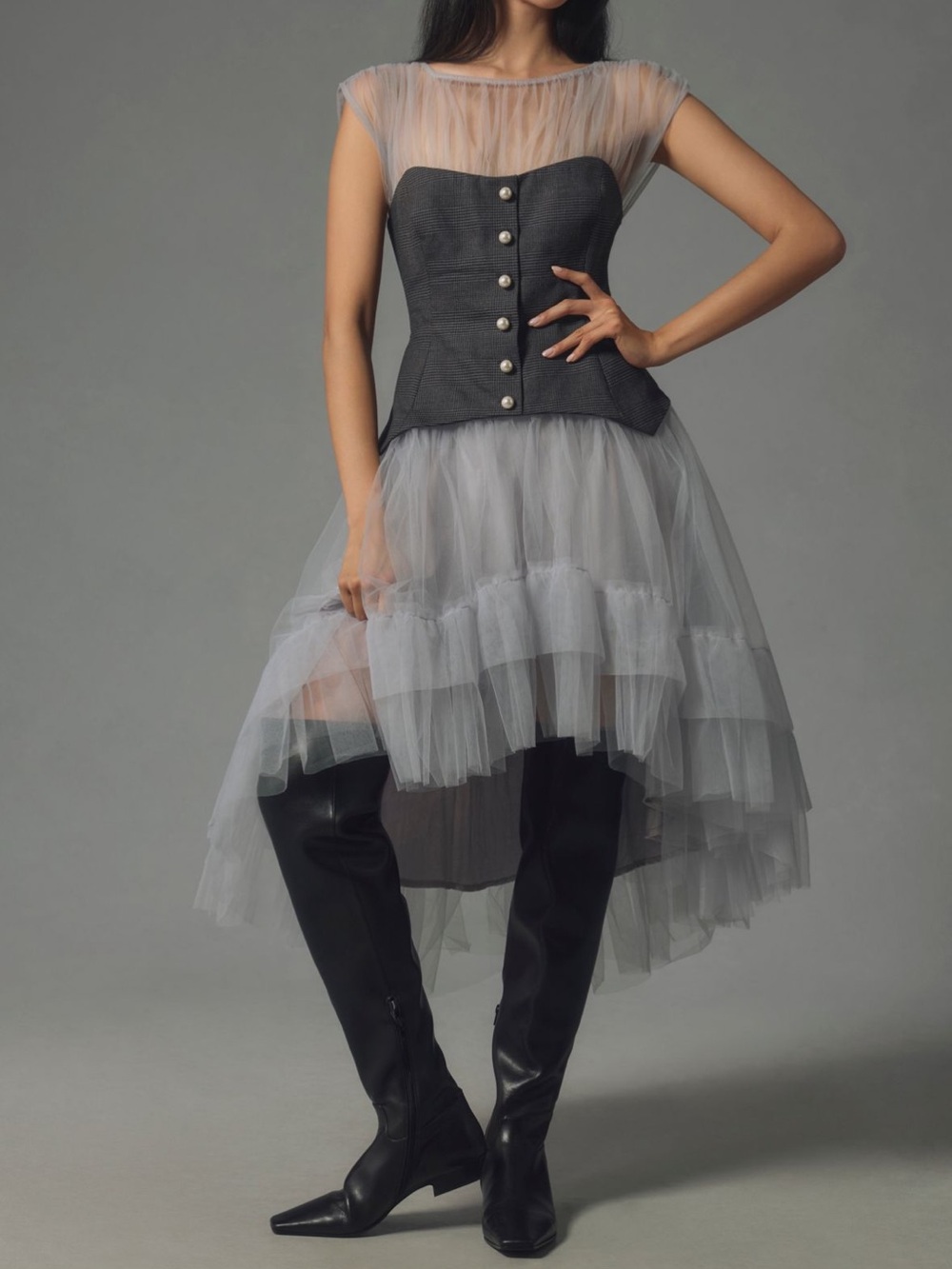 Anthropologie Tulle Dress - Picture 1 of 13